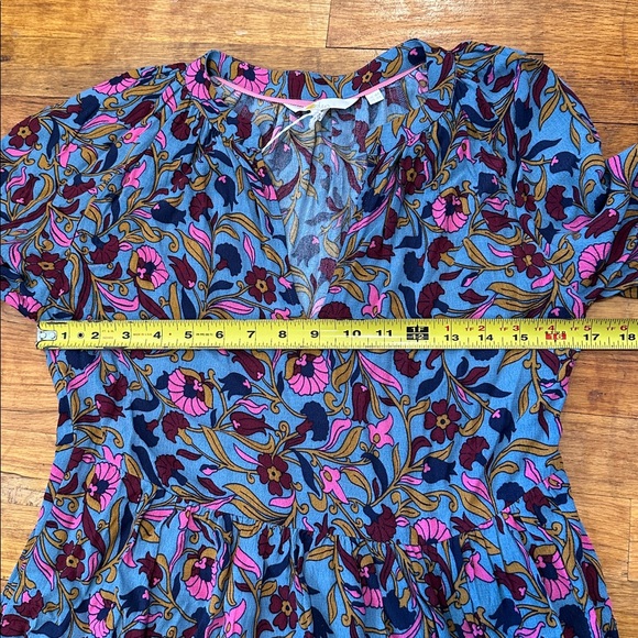 Boden Floral V-Neck Maxi Dress size 4 - Picture 10 of 16
